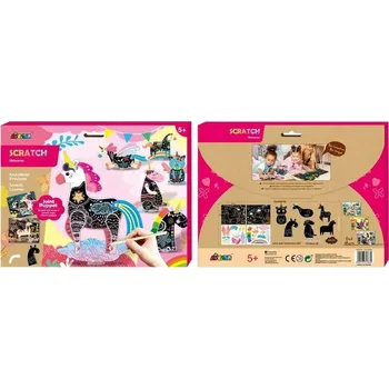 Obraz Škrabací obrázek Avenir Jednorožci