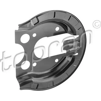 Brzdový systém Ochranný plech proti rozstřikování, brzdový kotouč TOPRAN 724 163