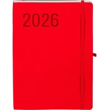 Kalendář Knižkový kalendář pro podnikatele 2026 B5 Antra červený