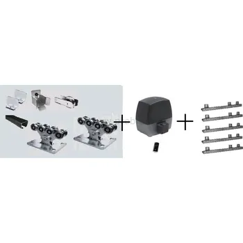 Pohon brány Hörmann Lineamatic P 4554309 sestava do 4,5m, černý profil, do 450kg váhy brány