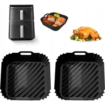Forma na pečení 2x ORGANIZÉR VLOŽKA DO FRITÉZY AIR FRYER, VÍCENÁSOBNÁ FORMA PRO COSORI