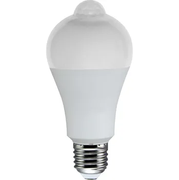 Žárovka LED ŽÁROVKA 12W (ekvivalent 80W) E27 A60 1200lm 6500K S POHYBOVÝM SENZOREM PIR HEDA HD112S