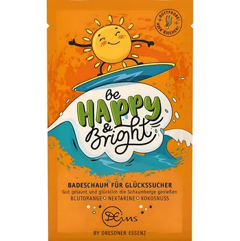 Koupelová pěna Dresdner Essenz Be happy & bright 60 g pěna do koupele s ovocnou vůní