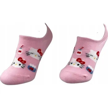 Dámské ponožky Dámské bavlněné Kotníkové Ponožky Ponožky Hello Kitty růžové barvy 36-40
