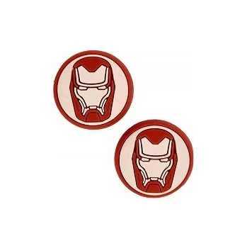 Gamepad Gumové návleky / krytky na analogové páčky PS3 PS4 PS5 XBOX - IronMan edice, 2 ks