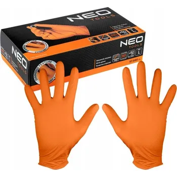 Pracovní rukavice NEO Nitrilové rukavice oranžové 97-690-XL