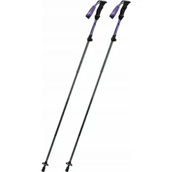 Trekingová hůl Static Control Hliníkové hole Qunature Nordic Walking Treking 110 - 130 cm - fialové
