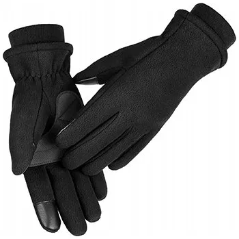 Rukavice OZERO Zimní zateplené rukavice lyžařské dotykové ovládání L