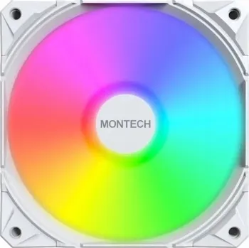 PC ventilátor Montech Ventilátor Fan E28 ARGB PWM bílý 120mm