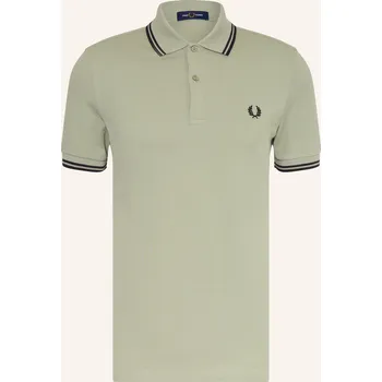 Pánská košile Fred Perry Pánská Piqué Polokošile, světle zelená, S