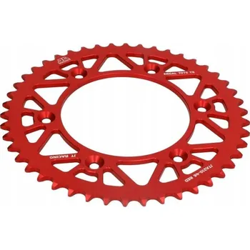 Řetězová sada pro motocykl Hliníková zadní rozeta JT JTA210.46RED, 46 zubů 520