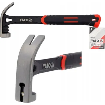 Kladivo YATO Tesařské kladivo monolitické, kované 500g YT-45740