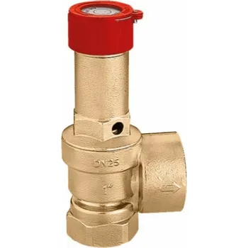 Ventil Caleffi Pojistný ventil. Vnitřní závitové připojení 1 1/4” x 1 1/2” 3,5 baru