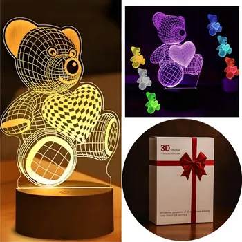 Lampička Tweet Noční lampa modré