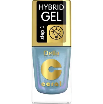 Lak na nehty NOVINKA! DELIA Hybridní lak GEL Krok 1 11 ml 111 TYRKYSOVÁ