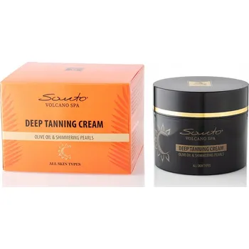 Krém k urychlení opalování Deep Tanning Cream LÉTO Santo Volcano Spa