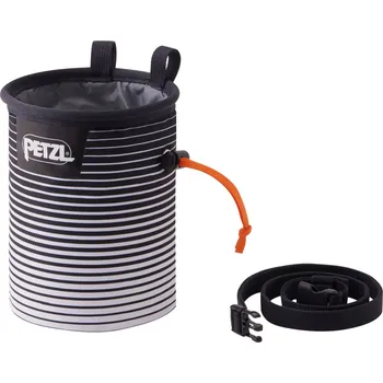 lezecké magnezium Petzl BANDI SAILOR STRIPES pytlík na magnézium pruhovaný bíločerný Černobílá