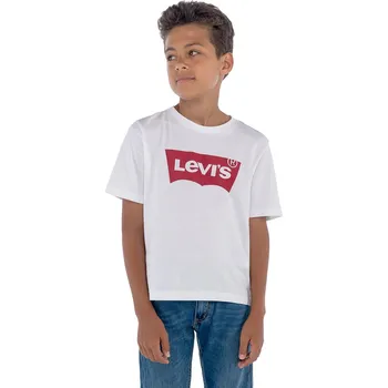 Chlapecké tričko Dětské tričko Levi's 9E8157.NOS.B bílá 00X, vel. 152
