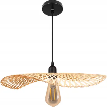 Stropní svítidlo LED závěsné svítidlo lustr E27 objímka 45cm boho BAMBUSOVÉ