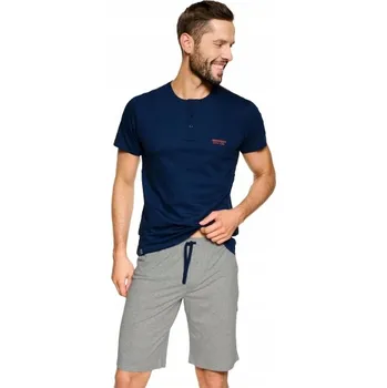 Pánské pyžamo Pánské pyžamo Henderson 39744 Pace M; 59x tmavě modrá