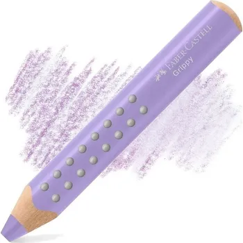 Kresba FABER-CASTELL multifunkční pastelka GRIPPY 3v1, světle fialová