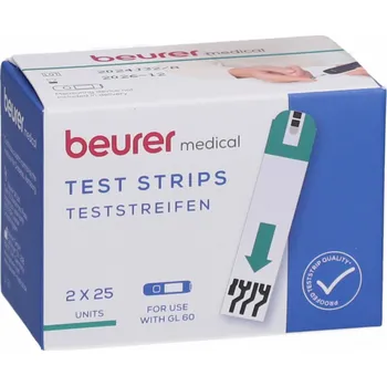 Masážní přístroj Beurer Glukometrické proužky GL 60 50 ks