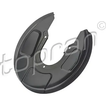 Brzdový systém Ochranný plech proti rozstřikování, brzdový kotouč TOPRAN 116 830