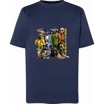 Chlapecké tričko Tup Tup dětské tričko modré bavlna velikost 128-134