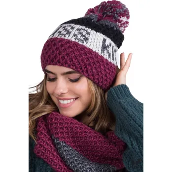 Čepice Kamea zimní čepice hnědá, univerzální velikost (54-60)