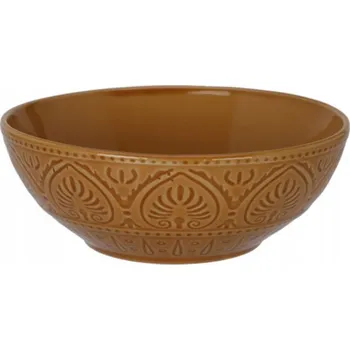 KERAMICKÁ MÍSA S VROUBKOVANÝM VZOREM 1060 ML, PRŮMĚR 19,5 CM