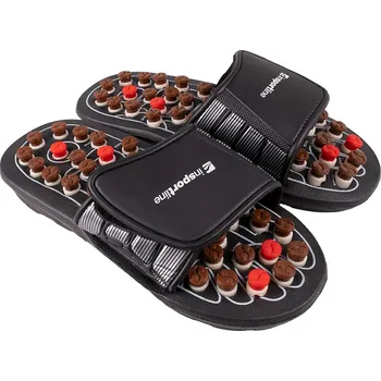 Masáž inSPORTline Shoestek masážní pantofle černé