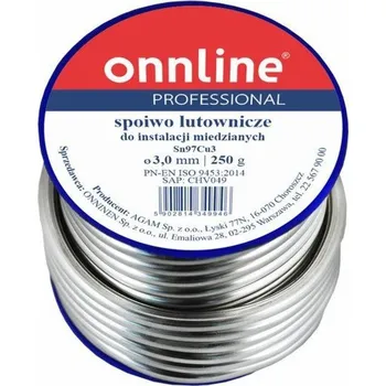 Páječka Onnline MĚKKÁ PÁJKA SN97CU3 3,0 MM 250G ONLINE