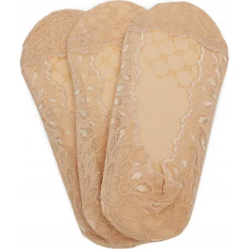 Dámské ponožky Nine West kotníkové ponožky žena bezová LA_NW_4WB_004_SS25 (