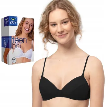 Podprsenka KEY Podprsenka pro TEENAGERKY TBC024 černá # 70AA
