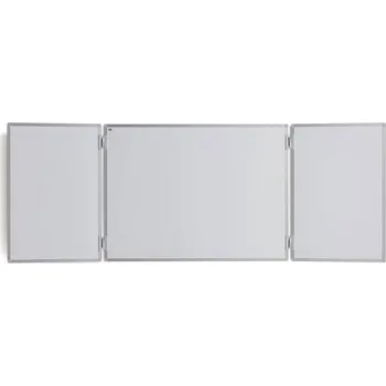 Bílá tabule RITA, třídílná, 2400x900 mm