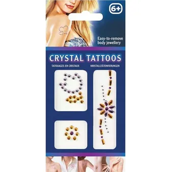 Tetování Křišťálové tetování Crystal NALEPovací KŘIŠŤÁLY
