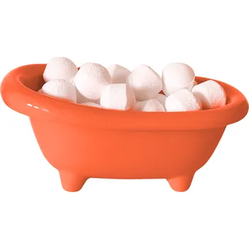 Kojenecká hygiena Keramická vanička s bombami do koupele 20ks Varianta: Dětský pudr - Oranžová vana&nbsp;