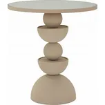 Ferretti Konferenční stolek se zrcadlovou deskou DUNE, O 45 cm