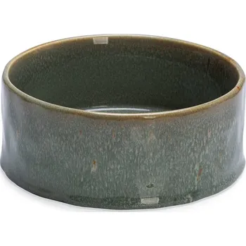 Miska pro psa Designed by Lotte keramická miska pro psy, zelená - 1200 ml, Ø 18 x H 7 cm