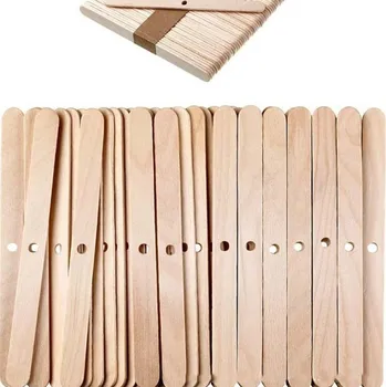 Výroba svíčky Dřevěný držák knotu s jedním otvorem 1 ks