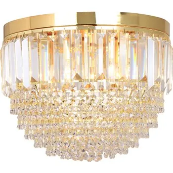 Zlaté stropní svítidlo CHARLOTTE glamour 40 cm