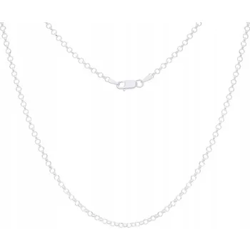 Řetízek Stříbrný řetízek dámský, rolo vazba, široký, ryzost 925, délka 45 cm