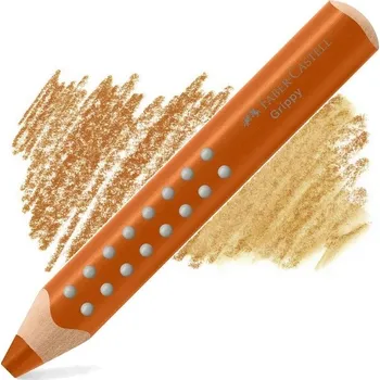 Kresba FABER-CASTELL multifunkční pastelka GRIPPY 3v1, hnědá