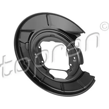 Brzdový systém Ochranný plech proti rozstřikování, brzdový kotouč TOPRAN 503 350