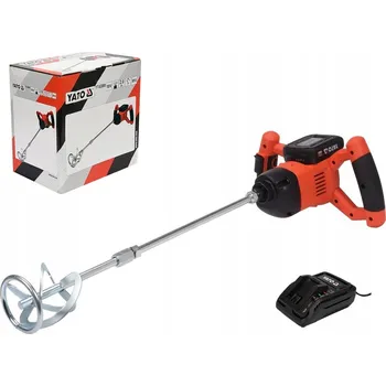 Míchadlo Yato Akumulátorové míchadlo na maltu s baterií 2Ah