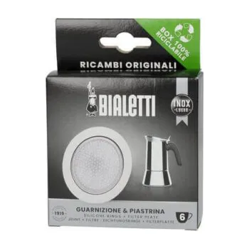 Příslušenství pro přípravu kávy Bialetti těsnění pro moka konvičku 6 šálků - nerez
