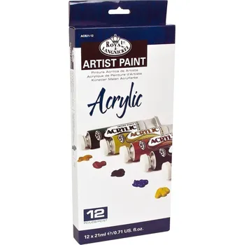 Speciální výtvarná barva Akrylové barvy Royal Langnicke ARTIST 12x21 ml