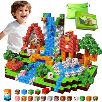 ostatní stavebnice Stavebnice stavebnice kreativní kostky pixely bloky 100 dílků 3D silné