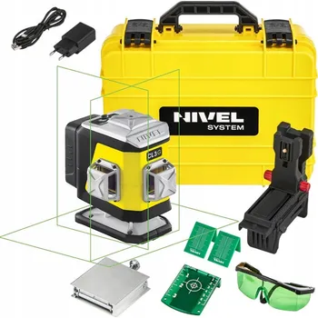 Měřící laser Zelený křížový laser Nivel System CL3G sada