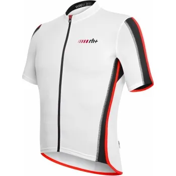 cyklistický dres Cyklistický dres RH+ Sprint FZ bílý velikost L (ECU0285)